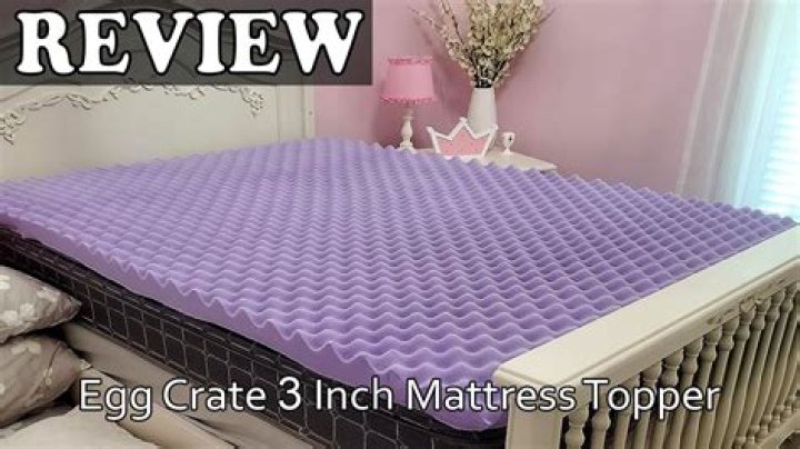 Which way does an egg crate go on a bed