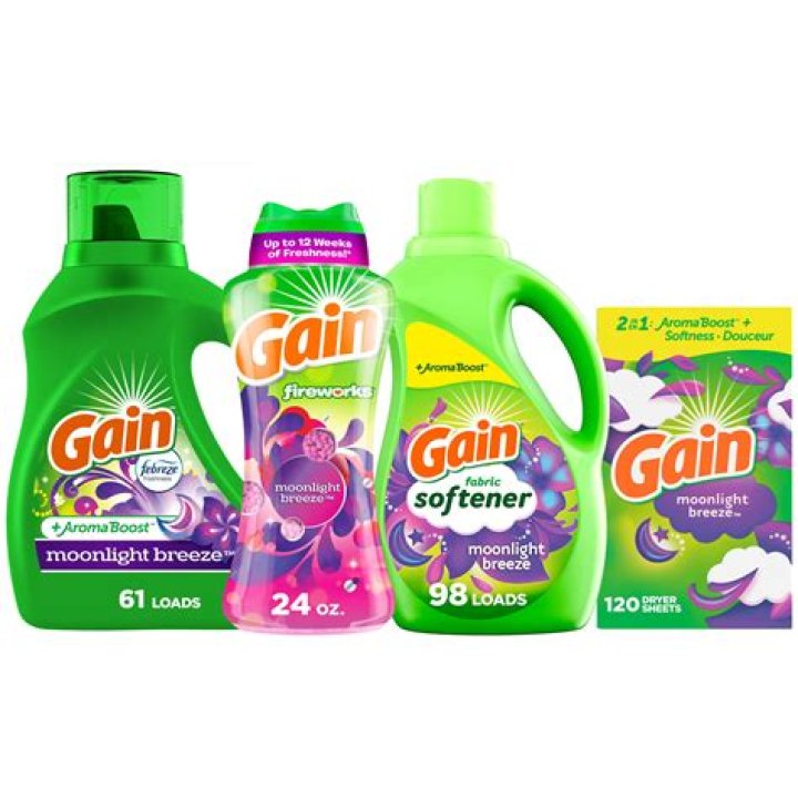 Who manufactures Gain laundry detergent