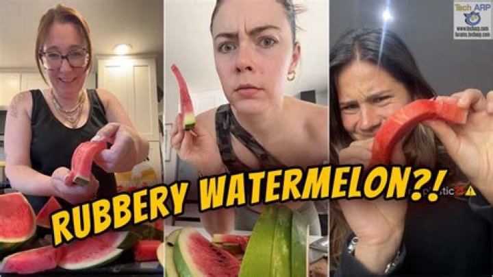 Why is my watermelon rubbery